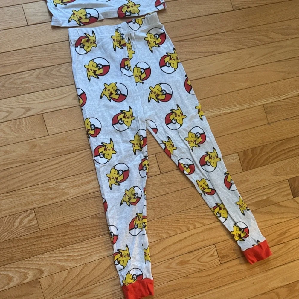 Kids Pokémon One Piece Pajama Set - Red and Yellow